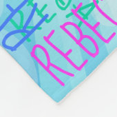 Bright Rainbow Meisjes Schattige Gepersonaliseerde Fleece Deken (Hoek)