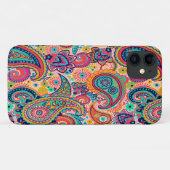 Bright Rainbow Oranje Paisley Case-Mate iPhone Case (Achterkant (horizontaal))