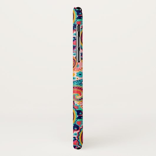 Bright Rainbow Paisley Case-Mate iPhone Case (Achterkant/links)