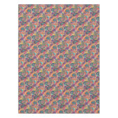 Bright Rainbow Paisley Tafelkleed (Voorkant)