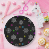 Bright Rainbow Party Borden - set 2 Papieren Bordje (Feest)