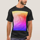 bright rainbow poster depicting a faint wave t-shirt (Voorkant)