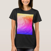 bright rainbow poster depicting a faint wave t-shirt (Voorkant)