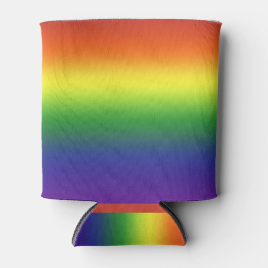 Bright Rainbow Pride Blikjeskoeler (Voorkant)