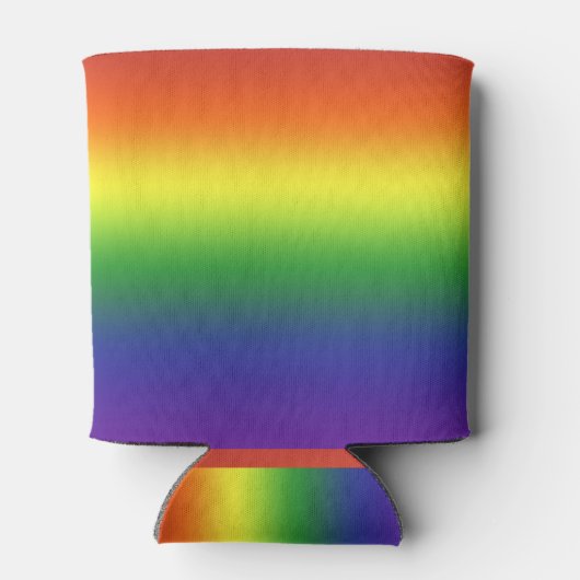 Bright Rainbow Pride Blikjeskoeler (Achterkant)