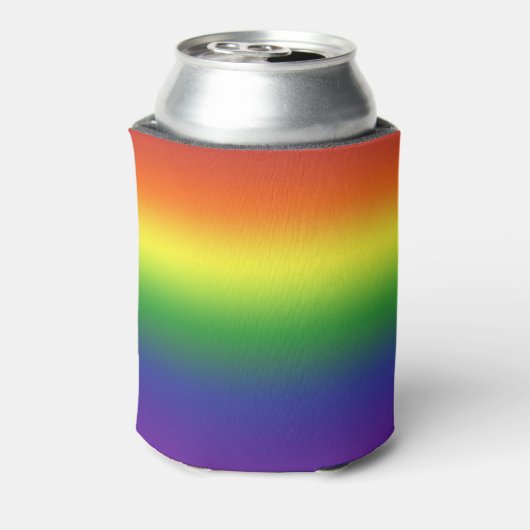 Bright Rainbow Pride Blikjeskoeler (Blikje Achterkant)