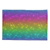 Bright Rainbow Sparkles Pillow Hoesje Kussensloop (Achterkant)