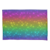 Bright Rainbow Sparkles Pillow Hoesje Kussensloop (Voorkant)