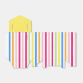 Bright Rainbow Stripes Bedankdoosjes (Uitgevouwen)