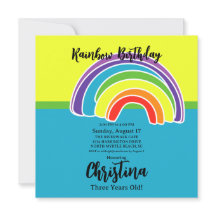 Bright Rainbows verjaardagsfeestje