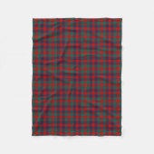 Bright Red and Blue Plaid McGowan Tartan Fleece Deken (Voorkant)