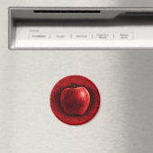 Bright Red Apple Magneet (Insitu (Vaatwasser))