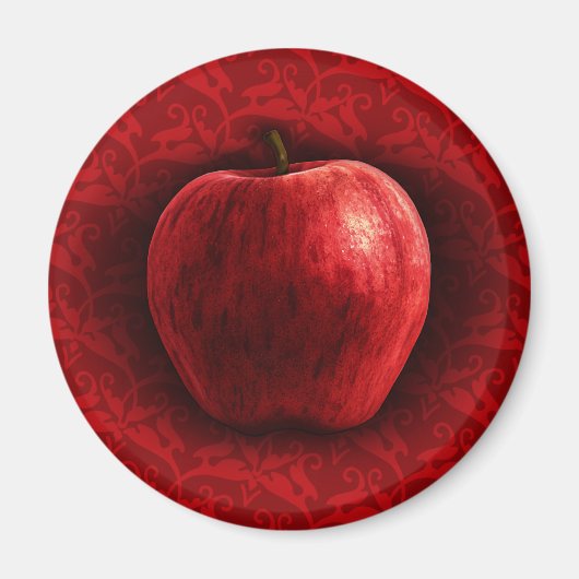 Bright Red Apple Magneet (Voorkant)