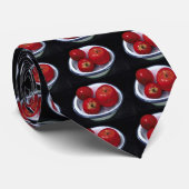 BRIGHT RED APPLES: KUNSTWERK: STROPDAS (Opgerold)