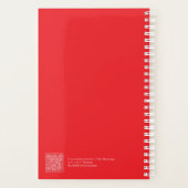 Bright Red Block Quote | Fully Customizable Planner (Achterkant)