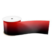 Bright Red Burgundy en Black Ombre Satijnen Lint (Spoel)