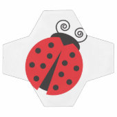 Bright Red Cartoon Ladybug Voetbal (Enkel)
