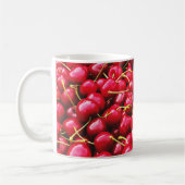 Bright Red Cherries Foto-Mok Koffiemok (Links)