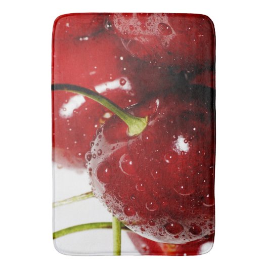 Bright Red Cherries Kitchen Rug Mat Home Decor (Voorkant Verticaal)