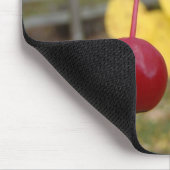 Bright Red Crab Apples Mousepad Muismat (Hoek)