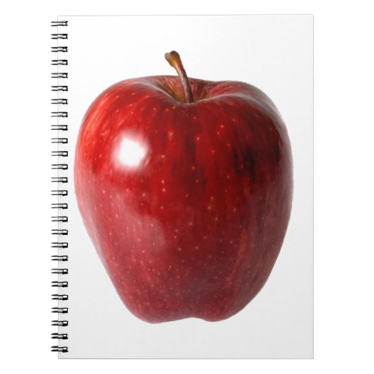 Bright Red Delicious Apple Notitieboek (Voorkant)