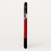 Bright Red Gerbera Daisy op zwart Case-Mate iPhone Case (Achterkant / rechts)