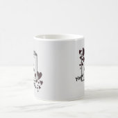 Bright Red Heart BFF Vriendschap Beste vrienden Koffiemok (Center)