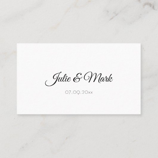 Bright Red Hibiscus Weddenschap Enclosure card Plaatskaartje (Achterkant)