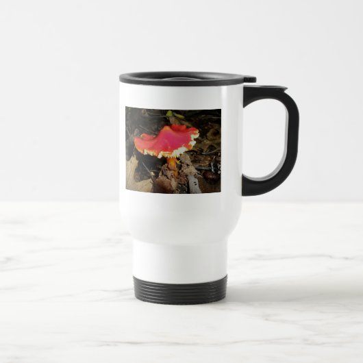 Bright Red Mushroom Travel Mug Reisbeker (Rechts)