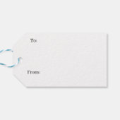 Bright Red Poinsettias Cadeaulabel (Achterkant Horizontaal)