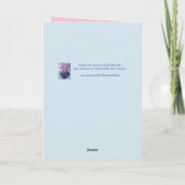 Bright Red Poppies Waterverf Birthday Kaart (Achterkant)