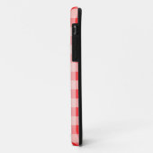 Bright Red Pset Red Gingham Case-Mate iPhone Case (Achterkant/links)