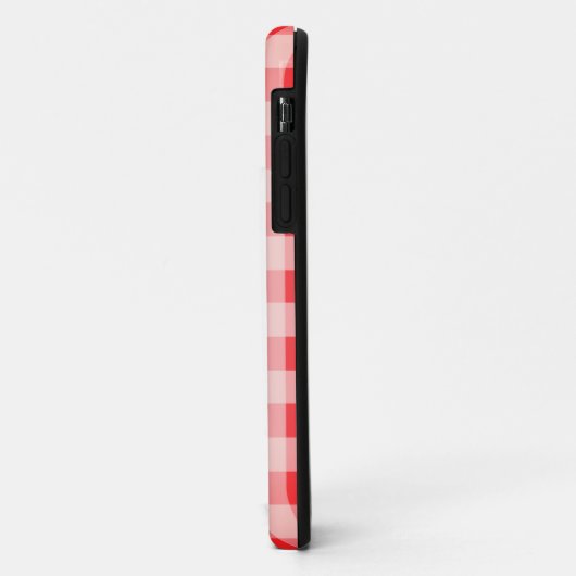 Bright Red Pset Red Gingham Case-Mate iPhone Case (Achterkant/links)