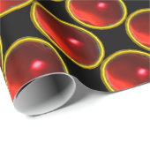 BRIGHT RED RUBY GEM STONES CADEAUPAPIER (Rol Hoek)