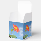 Bright Red Strawberry Blossom Flower Bedankdoosjes (Geopend)