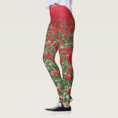 Bright Red Tulips Field Legging (Links)