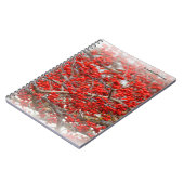 Bright Red Winterberries Holly Tree Berries Notitieboek (Linkerzijde)