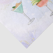 Bright regenboog cocktail party leuk drinken viere tissuepapier (Detail)