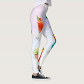 Bright regenboog cocktail party leuke drinken leggings (Rechts)