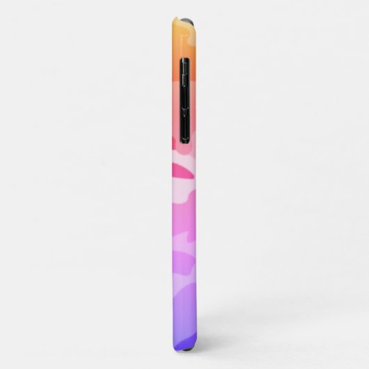 Bright regenboogcamouflage Case-Mate iPhone case (Achterkant/links)