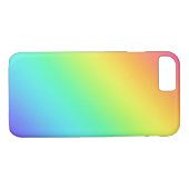 Bright regenbooggradiënt IPhone 8/7 Hoesje (Achterkant (Horizontaal))