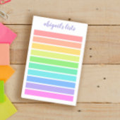 Bright regenbooglijst - Aangepaste naam Post-it® Notes