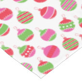 Bright Retro Baubles Ornament Patterned Tablecloth Tafelkleed (Gekanteld)