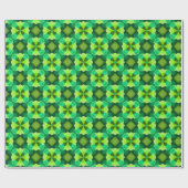 Bright Retro Green Cadeaupapier (Vlak)