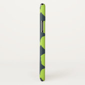 BRIGHT RETRO HUGE HAND DRAADT GROEN BLAUWE POLKA D Case-Mate iPhone CASE (Achterkant / rechts)