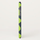 BRIGHT RETRO HUGE HAND DRAADT GROEN BLAUWE POLKA D Case-Mate iPhone CASE (Achterkant/links)