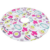 Bright Retro kerstversieringen Kerstboom Rok (Gekanteld)