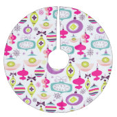 Bright Retro kerstversieringen Kerstboom Rok (Voorkant)