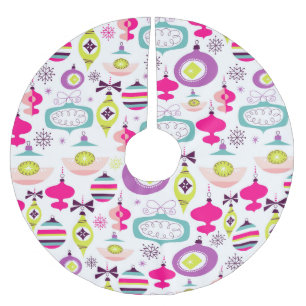 Bright Retro kerstversieringen Kerstboom Rok