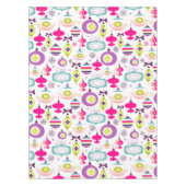 Bright Retro kerstversieringen Tafelkleed (Voorkant)